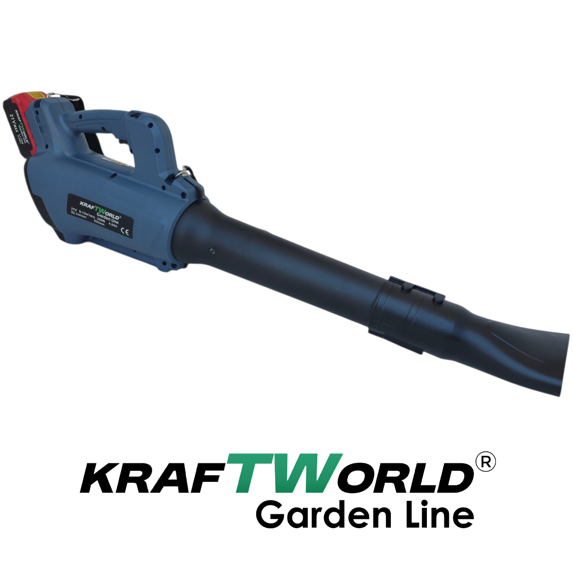 Акумулаторна духалка за листа KraftWorld 21V, 2×4Ah батерии Акумулаторни Гайковерти Акумулаторна духалка за листа KraftWorld 21V, 2×4Ah батерии – изглед 12