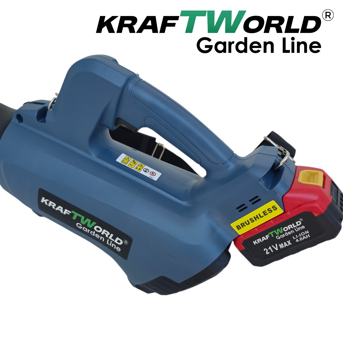 Акумулаторна духалка за листа KraftWorld 21V, 2×4Ah батерии Акумулаторни Гайковерти Акумулаторна духалка за листа KraftWorld 21V, 2×4Ah батерии – изглед 8