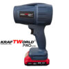 Акумулаторна турбо духалка KraftWorld PRO 21V с 3 приставки – изглед 2