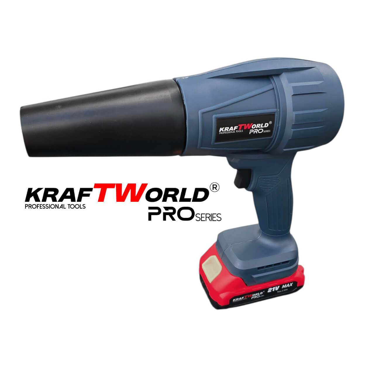 Акумулаторна турбо духалка KraftWorld PRO 21V с 3 приставки Акумулаторни Гайковерти Акумулаторна турбо духалка KraftWorld PRO 21V с 3 приставки – изглед 6