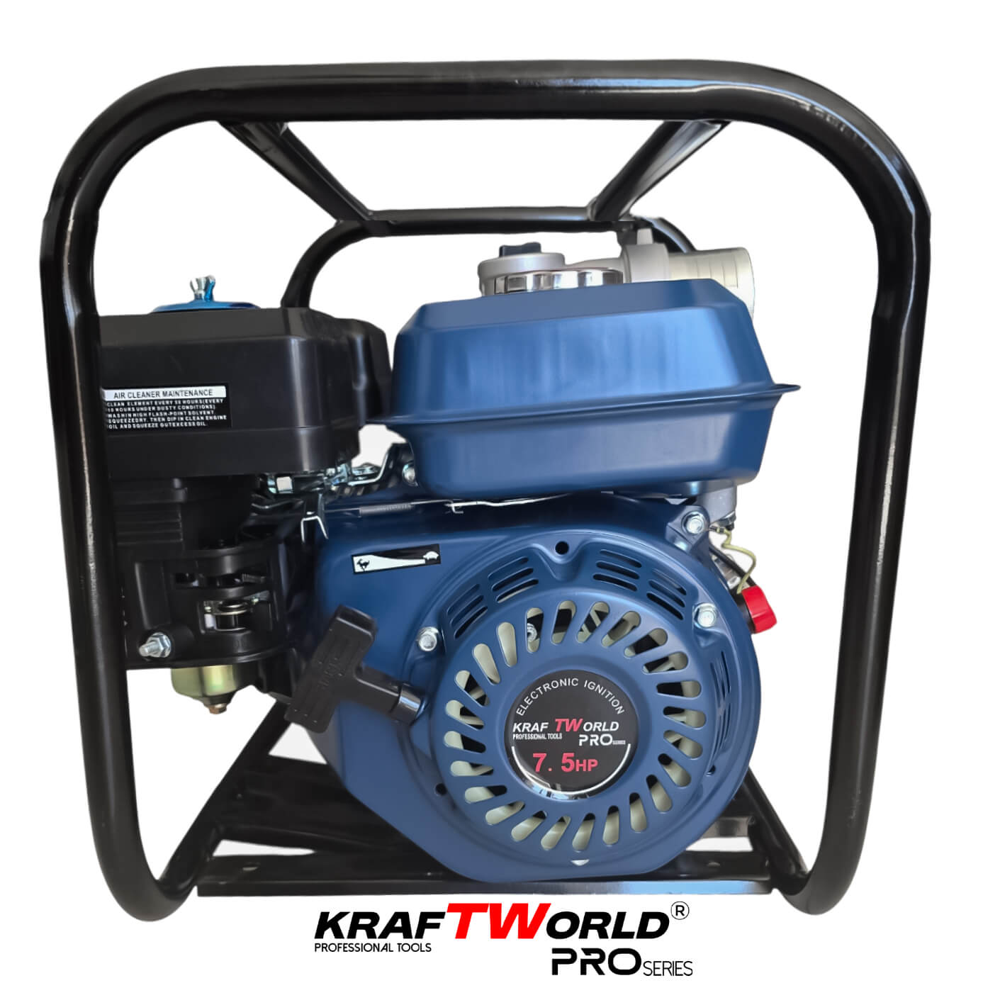 Четиритактова Помпа за Вода KraftWorld PRO – 3 Цола, 7.5 Конски Сили Водни помпи Четиритактова Помпа за Вода KraftWorld PRO – 3 Цола, 7.5 Конски Сили – изглед 4