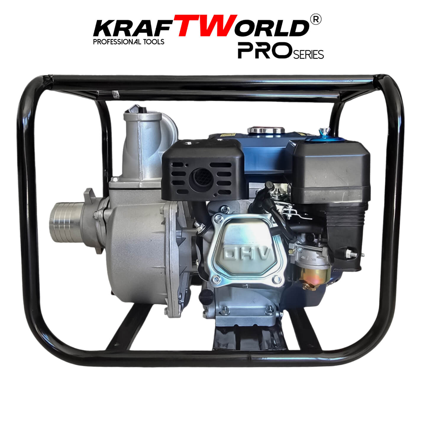 Четиритактова Помпа за Вода KraftWorld PRO – 3 Цола, 7.5 Конски Сили Водни помпи Четиритактова Помпа за Вода KraftWorld PRO – 3 Цола, 7.5 Конски Сили – изглед 5