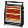 Кварцова Печка с Овлажнител 1800W с термостат и вентилатор