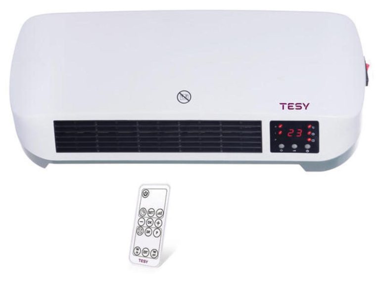 Стенна Вентилаторна Печка 2kW + Дистанционно Отоплителни тела Стенна Вентилаторна Печка 2kW + Дистанционно – изглед 2